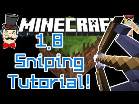 Minecraft 1.8 Sniping Tutorial graphic