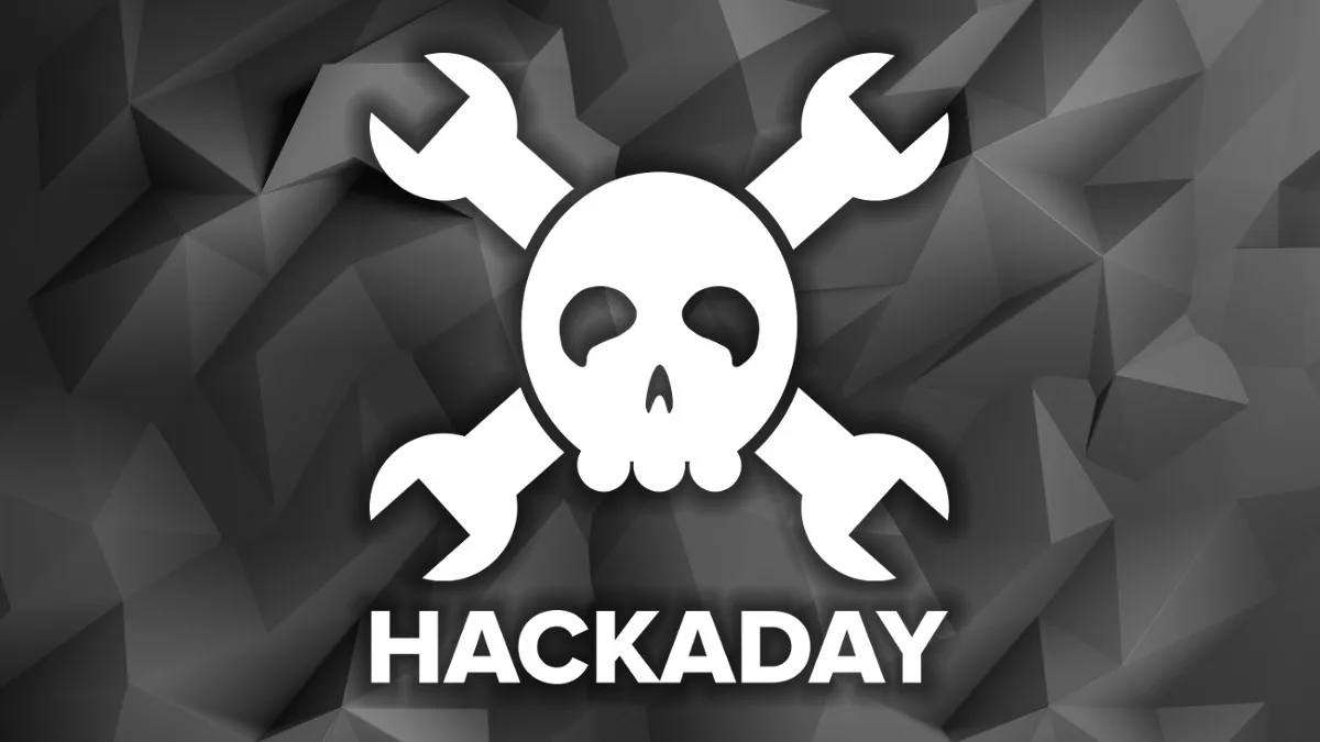 Hackaday logo featuring a skull and crossed wrenches on a textured background.