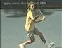 "How to Hit a crosscourt backhand" cover image