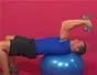 "How to Exercise with lying dumbbell tricep extension on ball" cover image