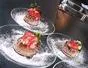 "How to Bake chocolate lava cakes with strawberries" cover image