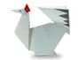 "How to Origami a sitting chicken Japanese style" cover image
