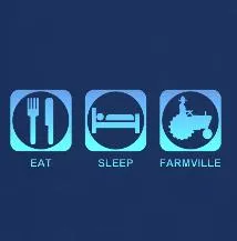 Eat, Sleep, Farmville icons