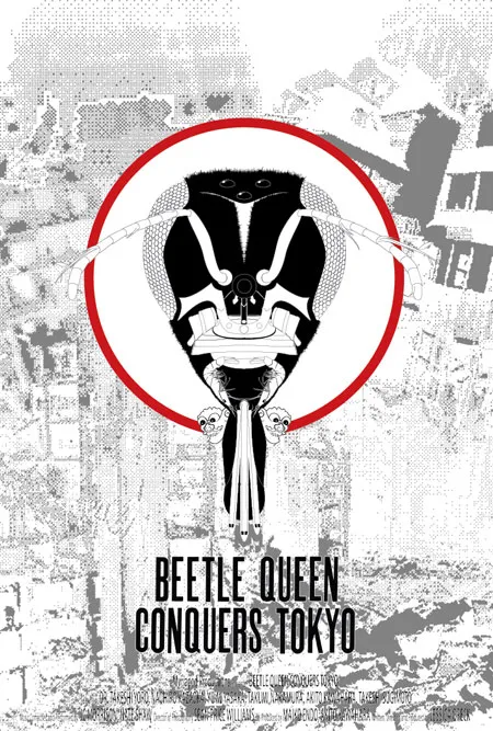 Beetle Queen Conquers Tokyo poster design