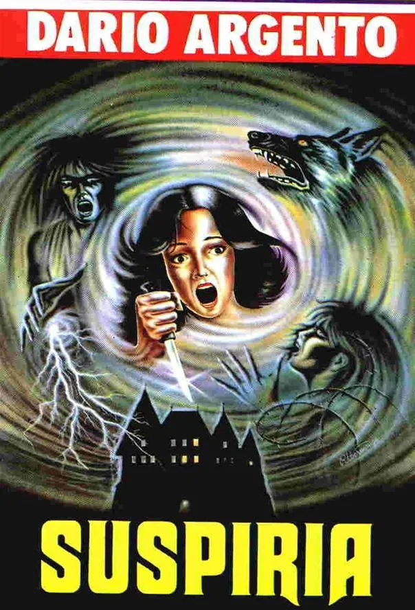 Suspiria movie poster by Dario Argento.