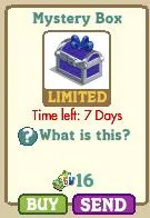 Mystery Box with countdown and purchase option