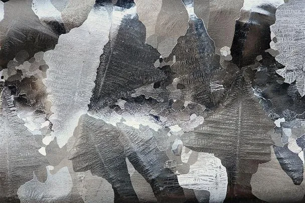 Abstract black and white textured background.