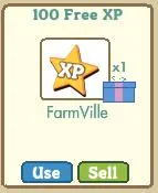 FarmVille 100 Free XP reward icon