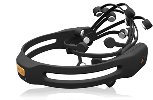 Brainwave sensing headband with multiple sensors.
