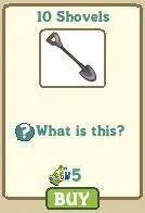 10 shovels for sale
