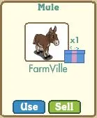 Mule character icon from FarmVille game.