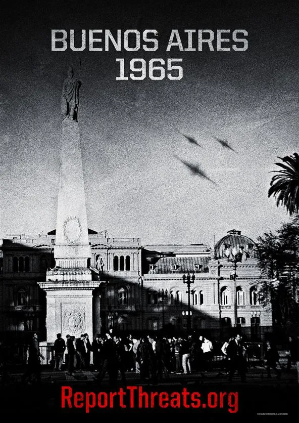 Buenos Aires monument in 1965