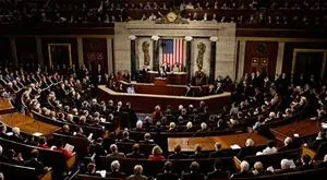 U.S. Congress in session with members seated in the House chamber.