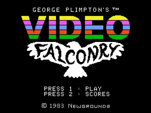 George Plimpton's Video Falconry title screen