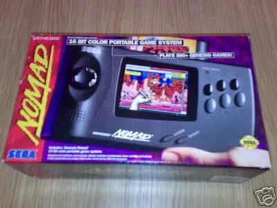 Sega Nomad handheld gaming console packaging
