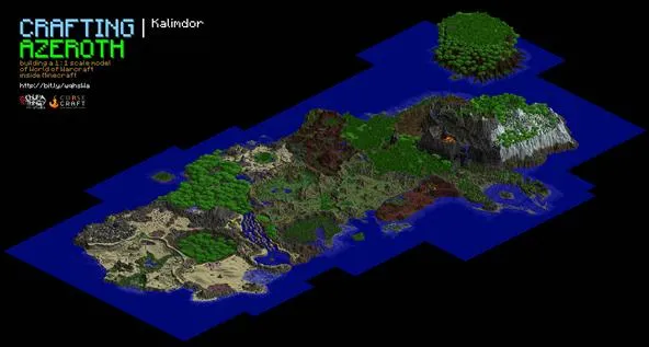 Map view of a fictional landscape featuring diverse terrains and bodies of water.