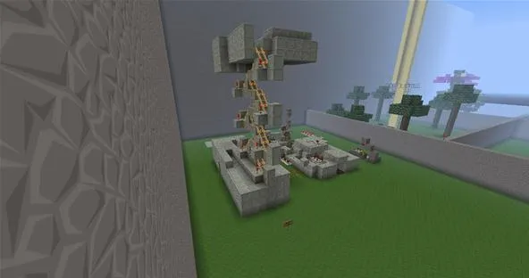 A construction site featuring a crane and building structures in a game environment.