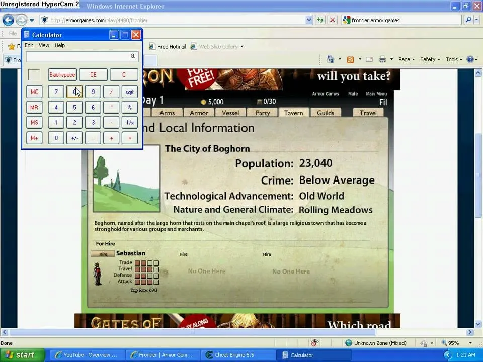 "How to Be rich on Frontier with Cheat Engine (09/13/09)" cover image