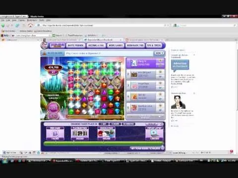 Online casino game interface with colorful slot machine design.
