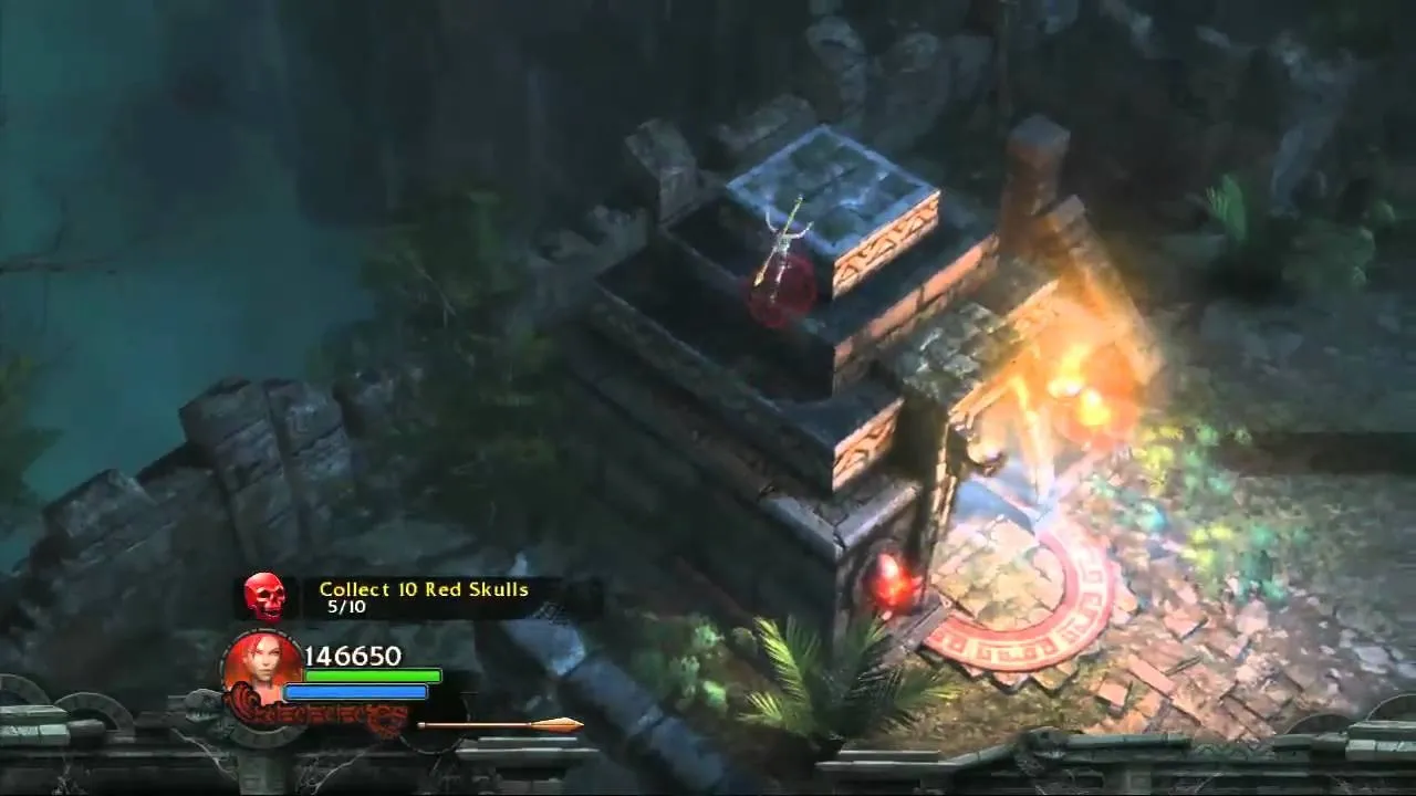 How to Find the red skulls & destroy trucks in Lara Croft and the Guardian of Light cover