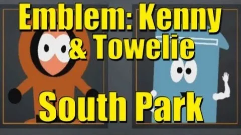 Kenny and Towelie emblems from South Park