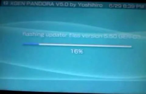 Pandora battery for gaming device with specifications.