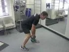 "How to Do a free standing row exercise with dumbbells to tone triceps" cover image