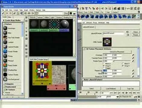 3D modeling software interface displaying texture properties and settings.