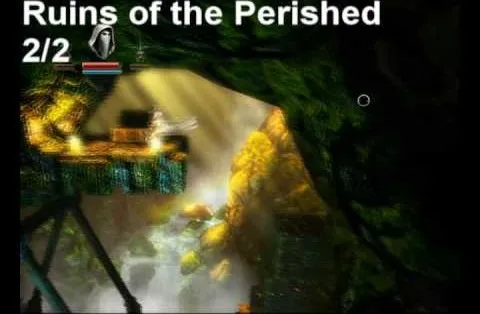 A gameplay screenshot from "Ruins of the Perished."