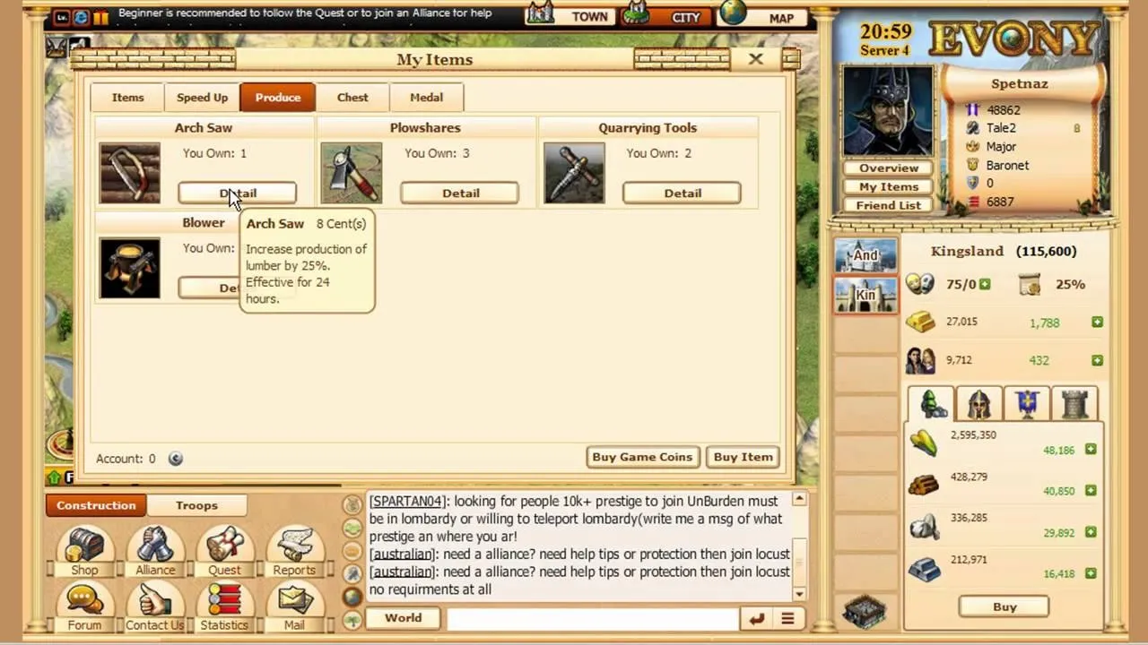 How to Play Evony - resource farming & beginners protection cover