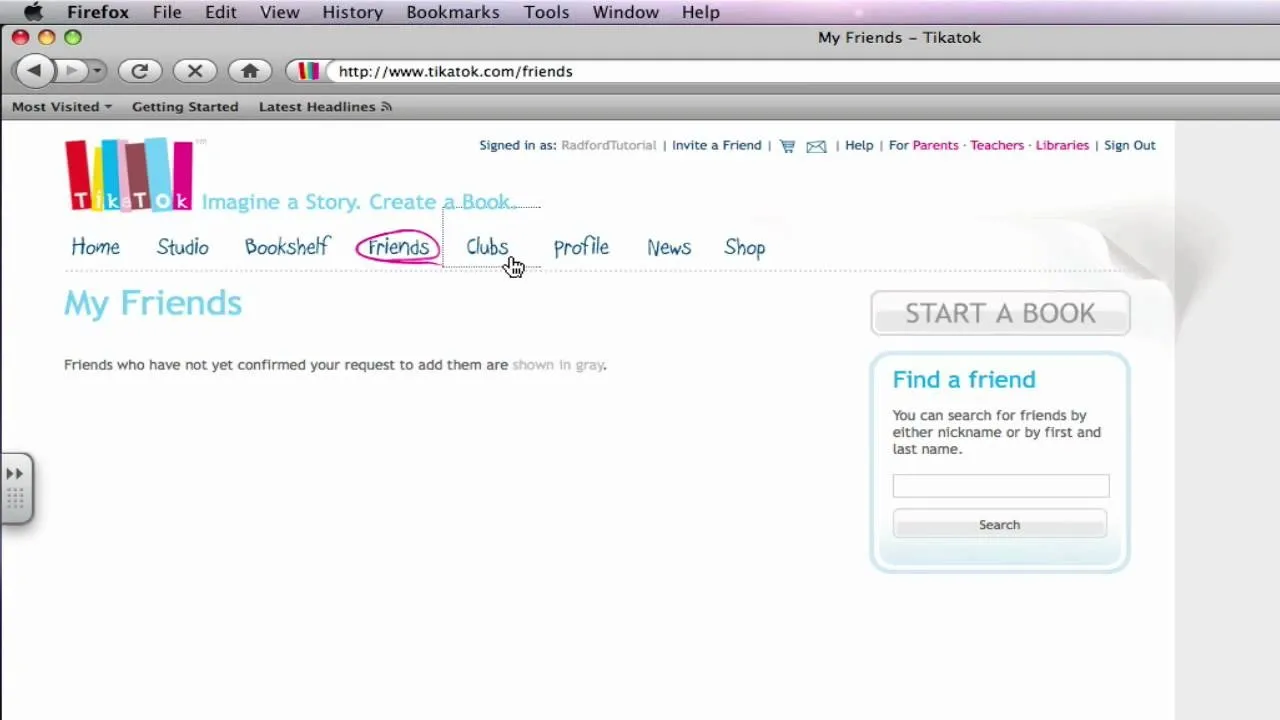 "How to Use tikatok site to create a story or book" cover image