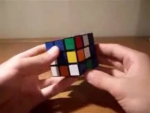 Rubik's Cube being held in two hands.