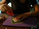How to Make a paper skirt greeting card cover