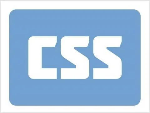 CSS logo on a blue background.