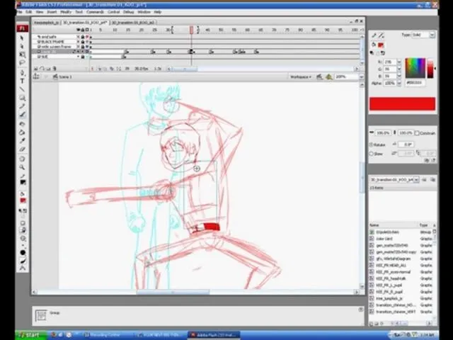 "How to Draw a scene from Nicktoon's "Three Delivery" in Flash" cover image