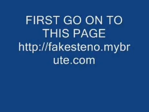 Text instruction on a blue background with a website URL.