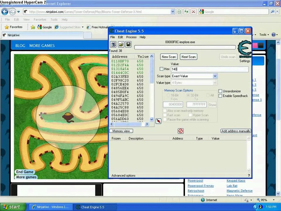A user interface displaying a map and data for a game or simulation, with a focus on path layout.