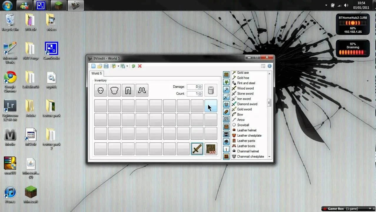 How to Use INVedit to hack and modify your Minecraft inventory cover