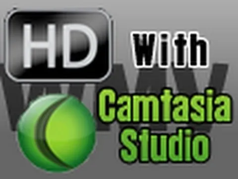 HD logo with Camtasia Studio branding