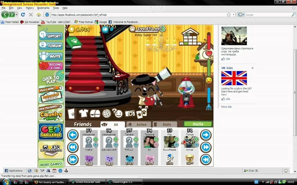 "How to Level hack Pet Society with Cheat Engine (12/02/09)" cover image