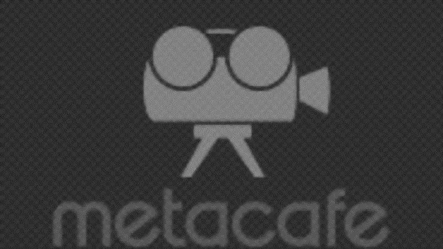 Metacafe logo design featuring a film camera icon.
