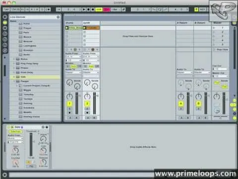 Digital audio workstation interface displaying various sound editing tools and tracks.