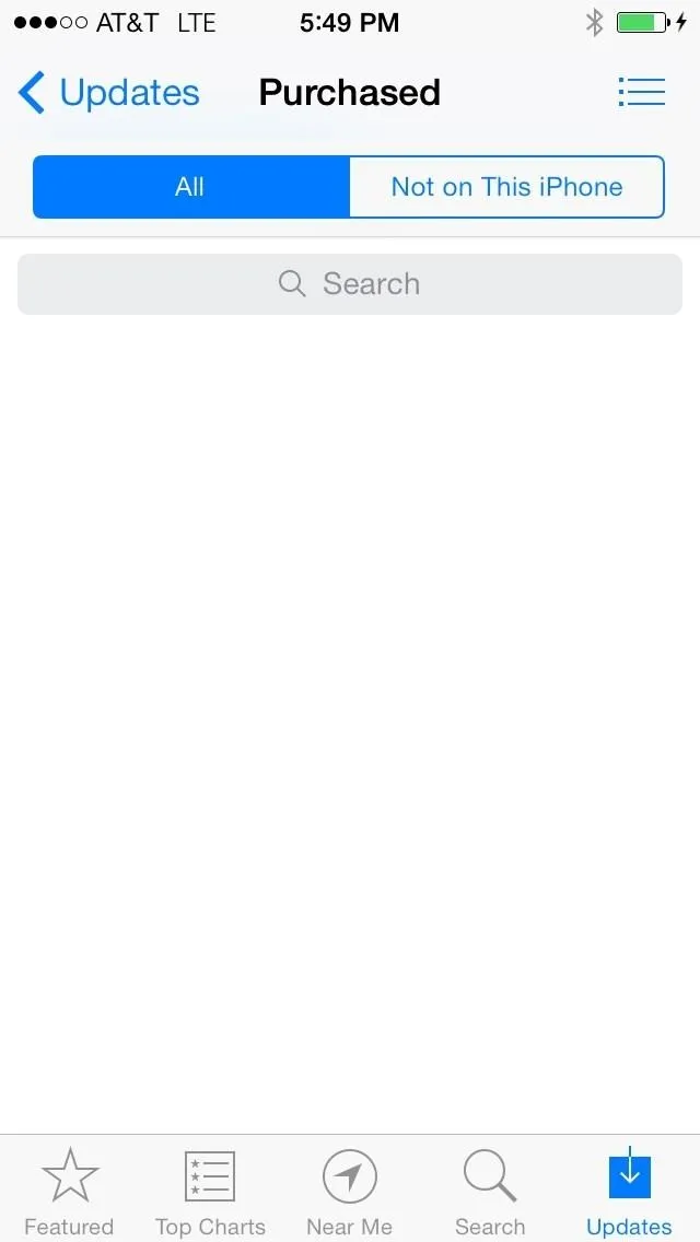 Purchased Apps Not Showing Up in the App Store? Here's How You Fix It in iOS 7