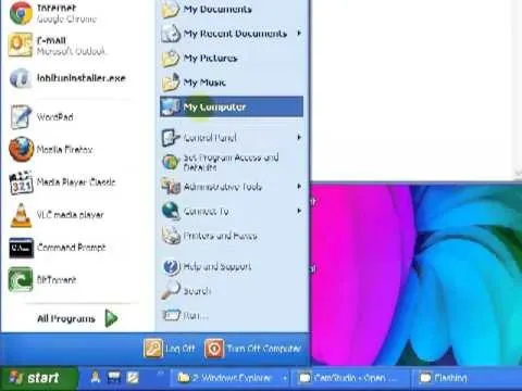 Screenshot of a Windows desktop interface displaying the Start menu.