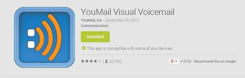 YouMail Visual Voicemail app icon