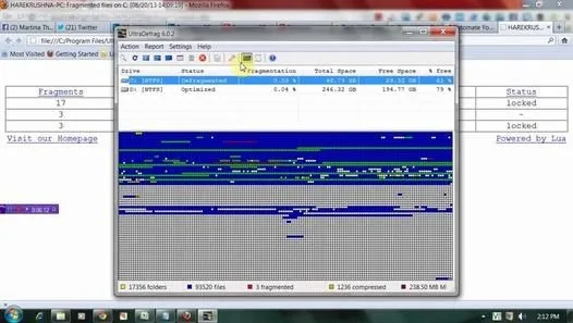 Network traffic analysis software interface displaying data packets.