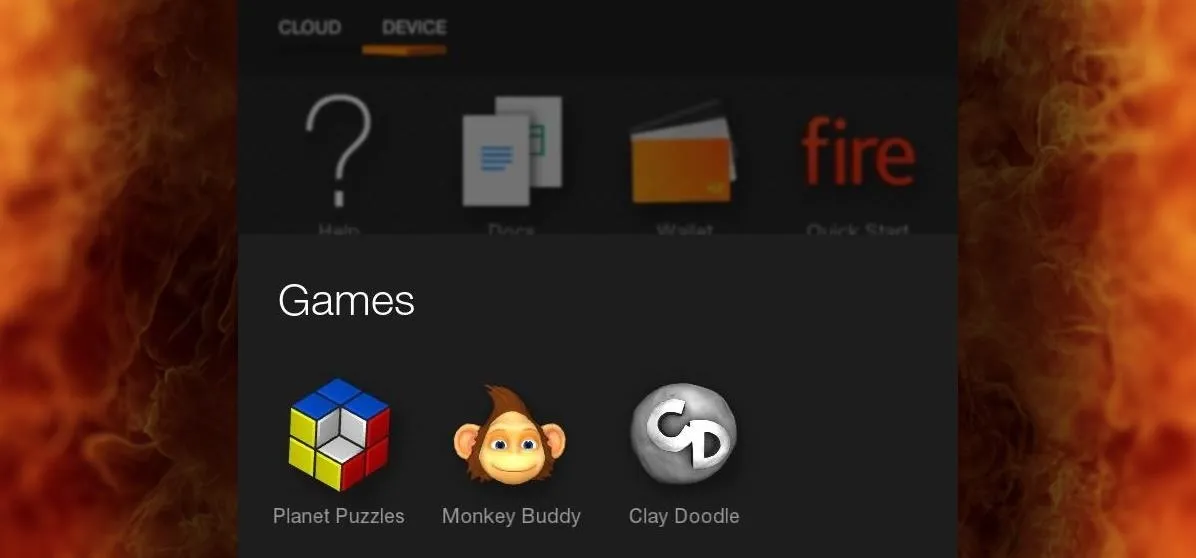 App interface displaying games: Planet Puzzle, Monkey Buddy, and Copy Doodle.