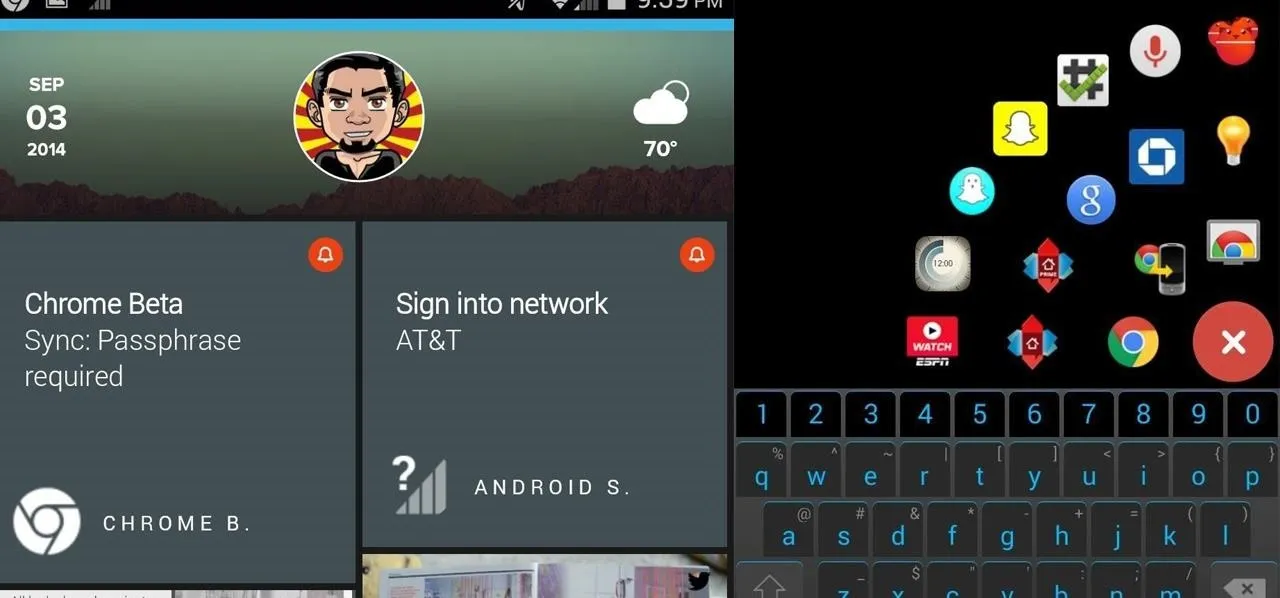 Mobile phone displaying a gaming platform with the game options "Left 4 Dead 2" and "Transistor."