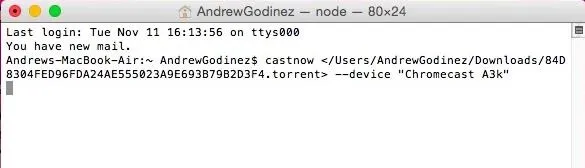 Use Your Command Line to Cast Almost Any Music or Video File Type