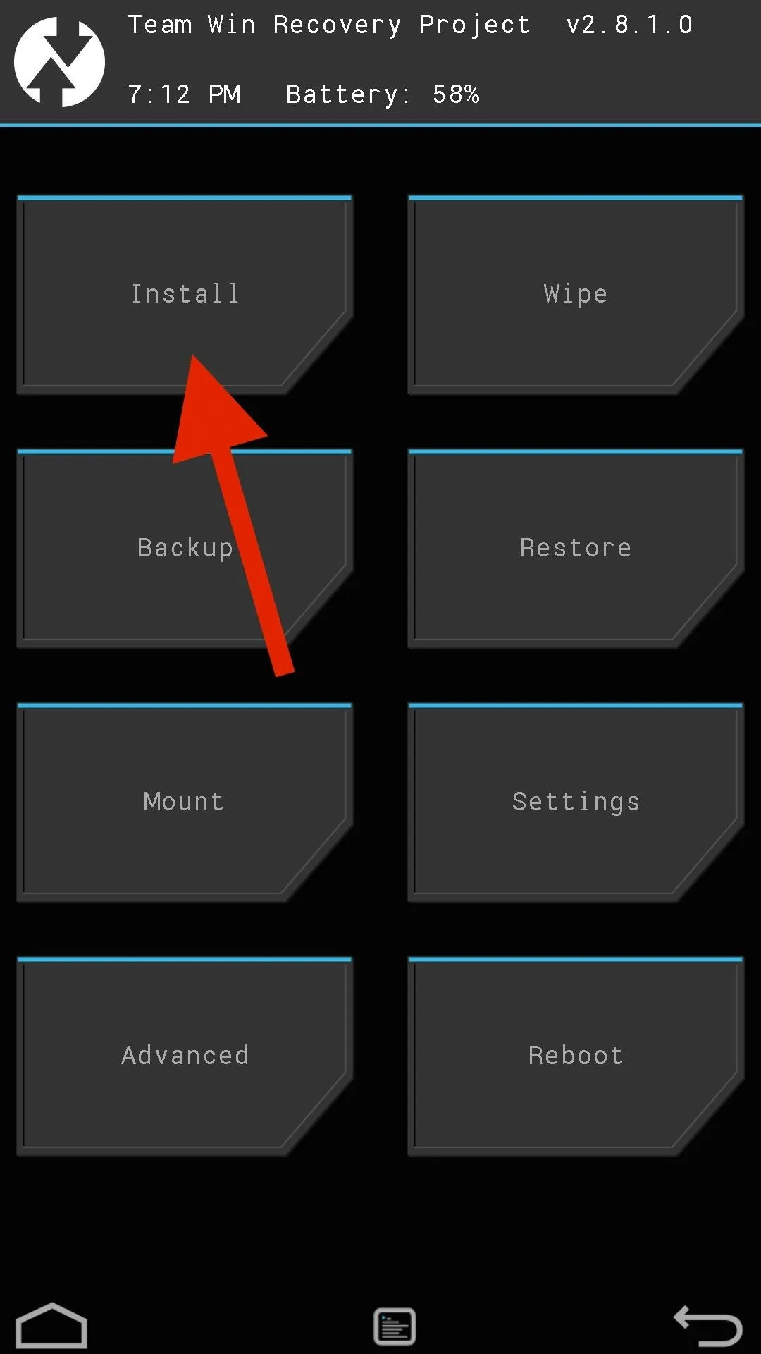 Memory management app interface with a highlighted "CLEAN" option.